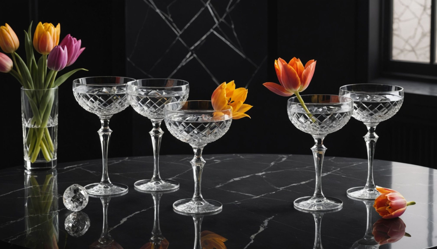 Tendenze design per bicchieri da cocktail in cristallo